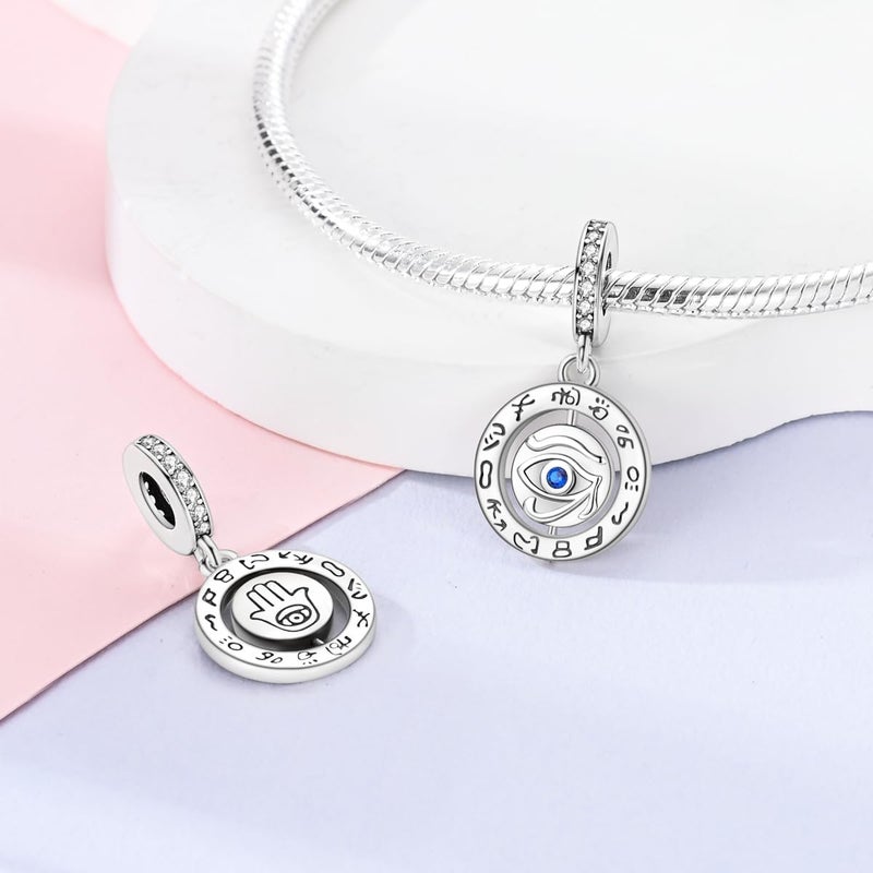 MULA 925 Sterling Silver Charms for Bracelets and Necklaces Lipstick and Bag Dangle Pendants Tower Camera Beads Jewelry Charms for Women - Image 2